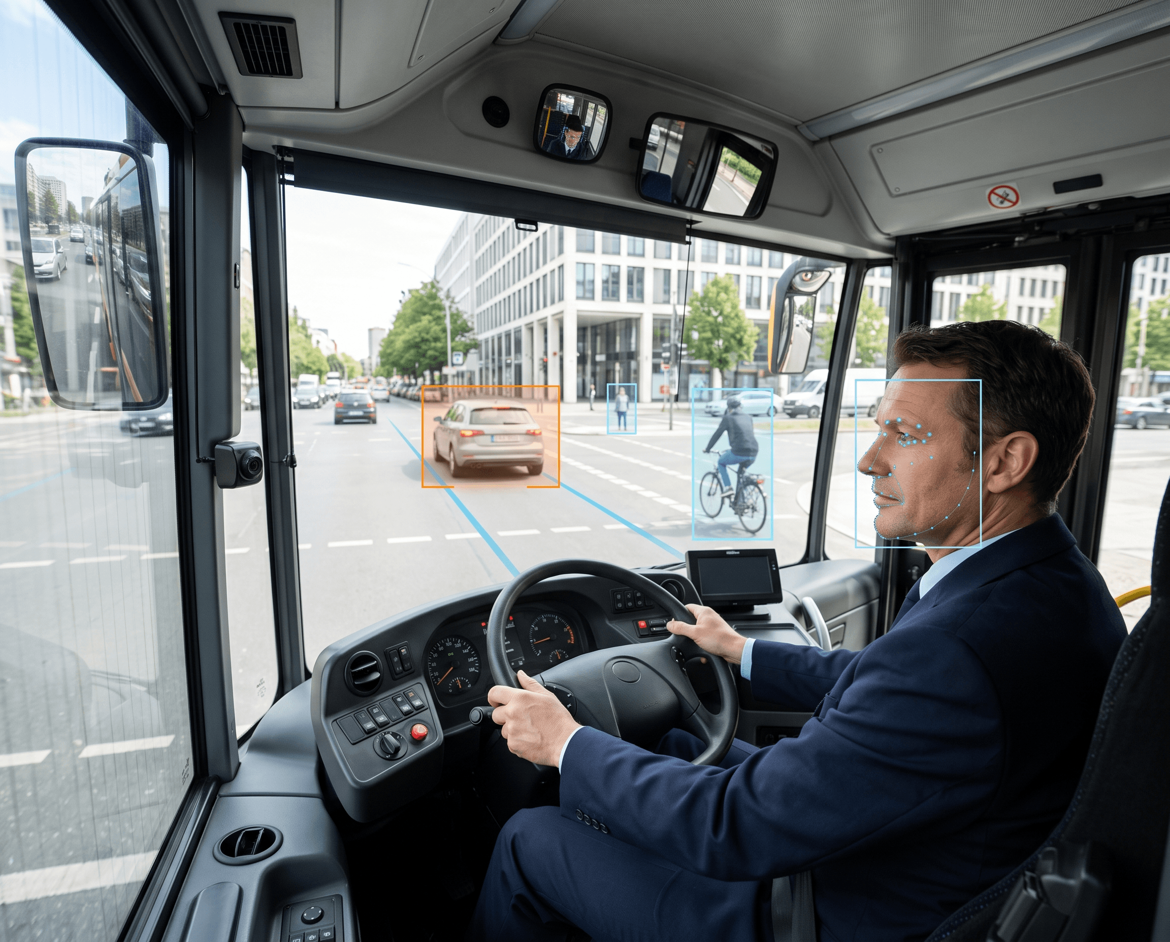 City bus driver safety and awareness application