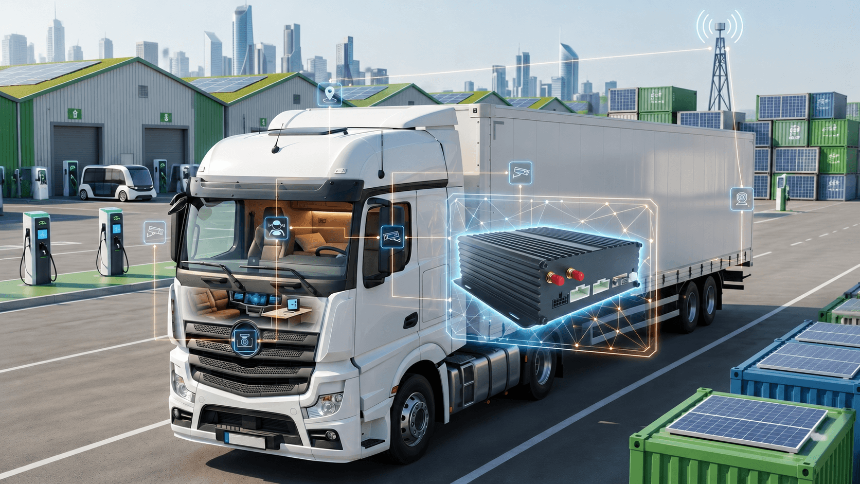 8-channel AI MDVR for commercial vehicle video telematics