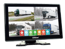 Quad split monitor for multi-camera vehicle monitoring