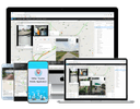 Fleet monitoring platform dashboard for vehicle tracking
