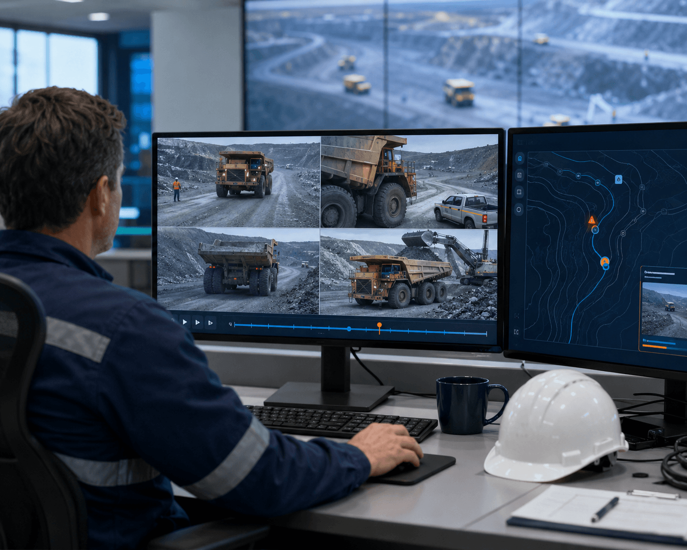 Mining vehicle video telematics workflow
